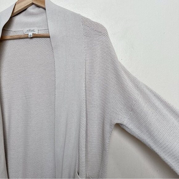 Aritzia Womens Xsmall Birch Open Front Open Knitted Cardigan - Picture 4 of 13